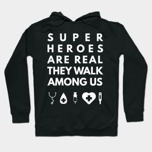 Covid 19 Heroes Word Hoodie